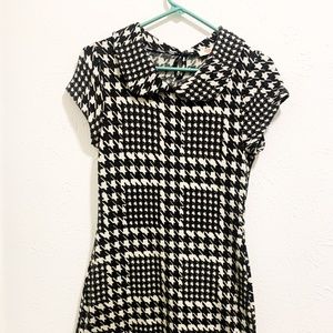 Herringbone Collared Dress